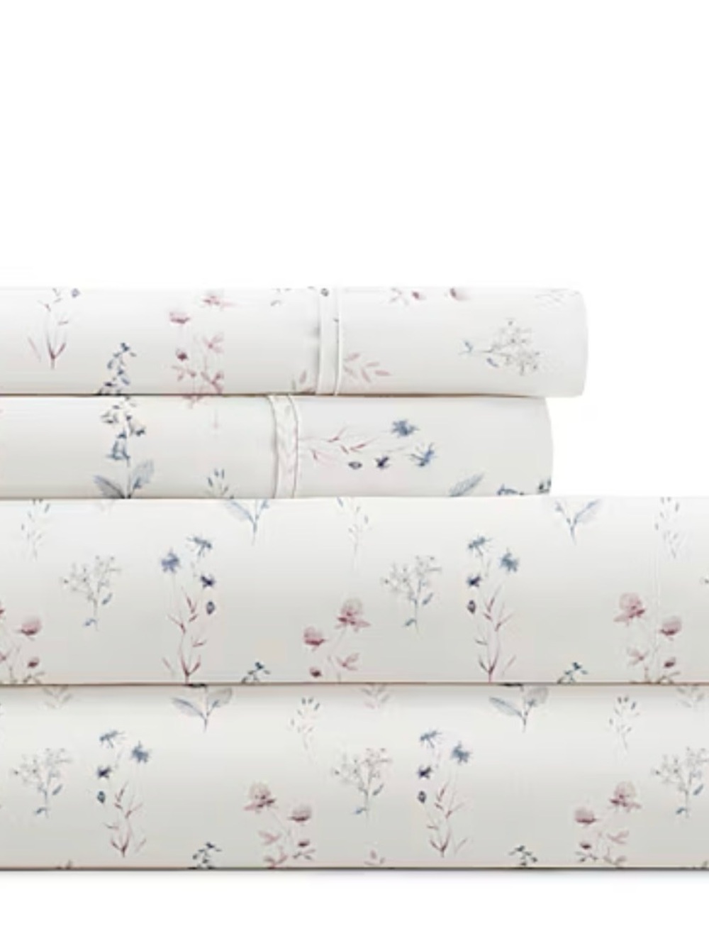 Becky Cameron Full Floral 4 Piece Sheet Set New